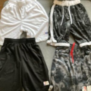 Lot of 4 pair mens small  basketball shorts
